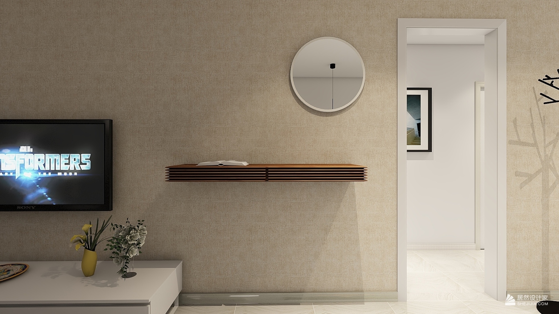 其它风格两室一厅装修设计效果图