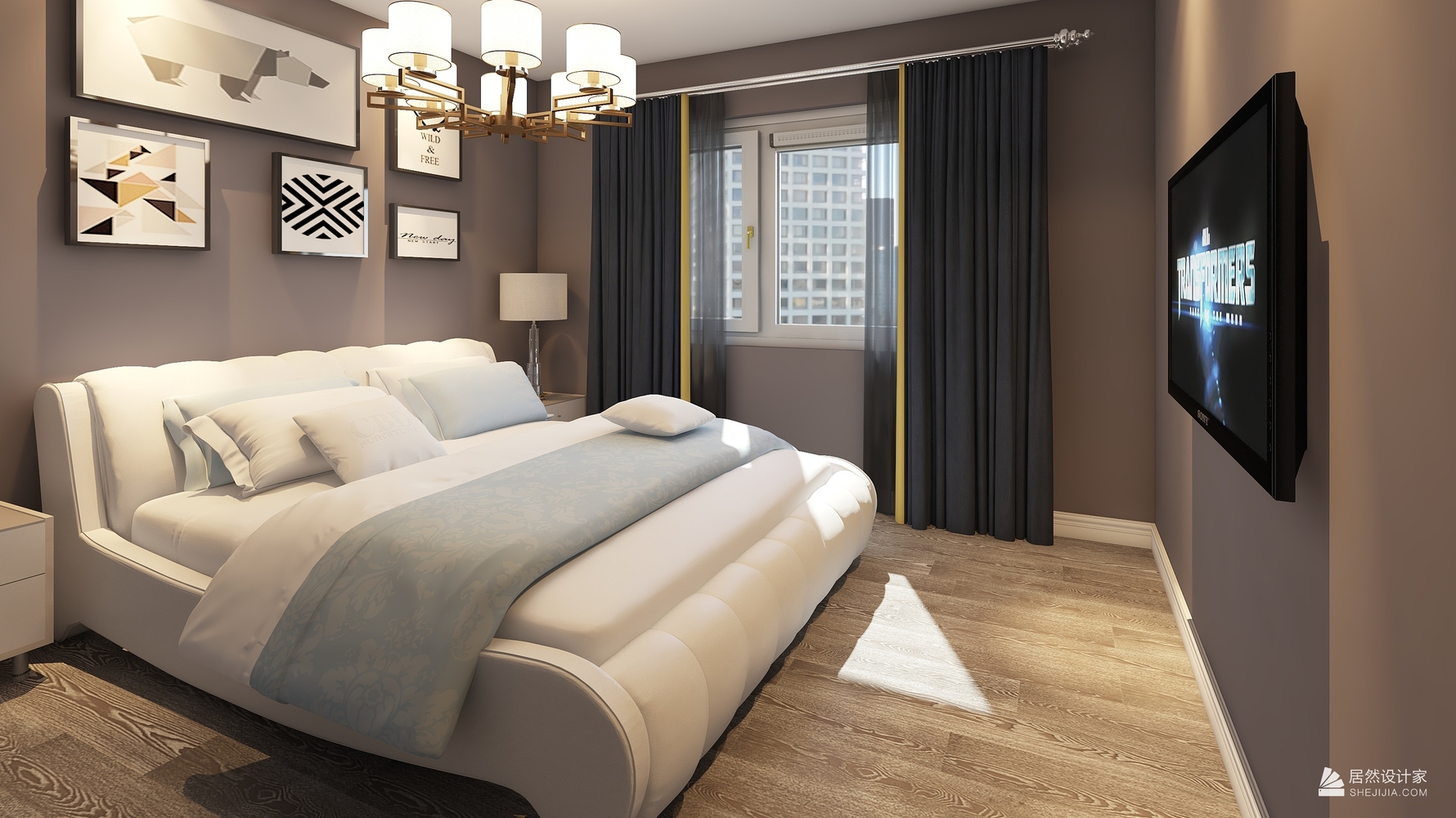 其它风格四室两厅装修设计效果图