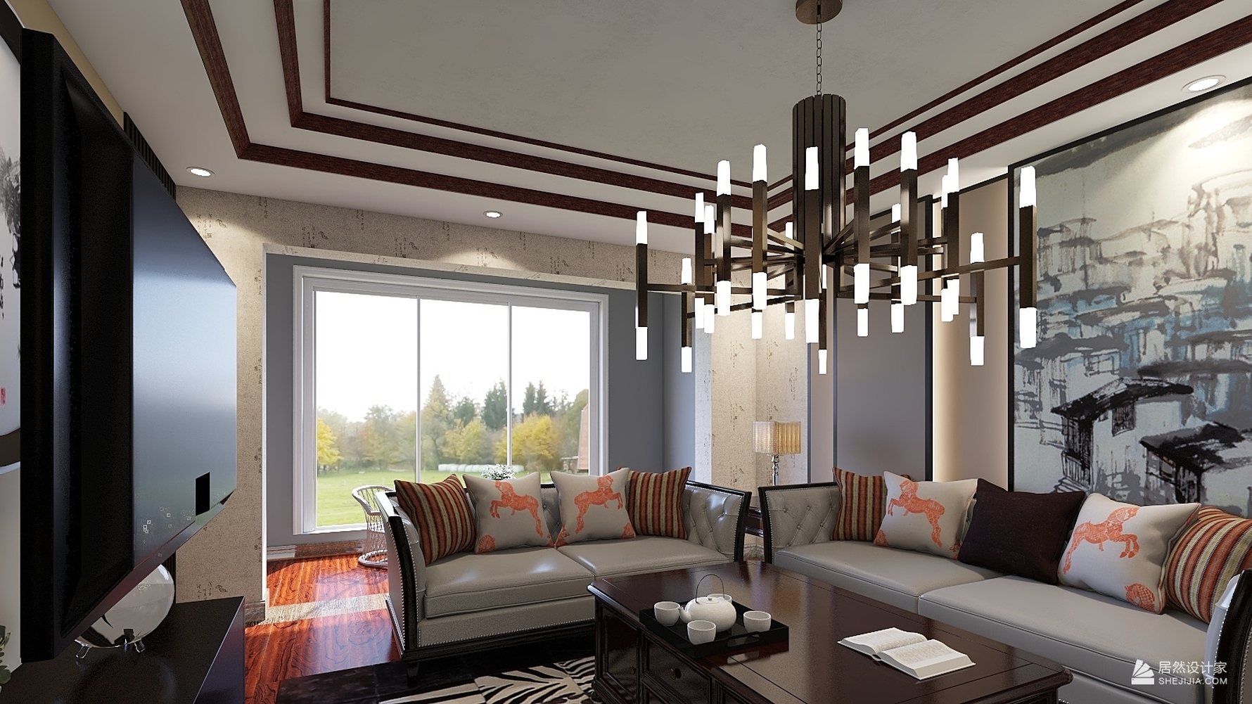 其它风格两室一厅装修设计效果图