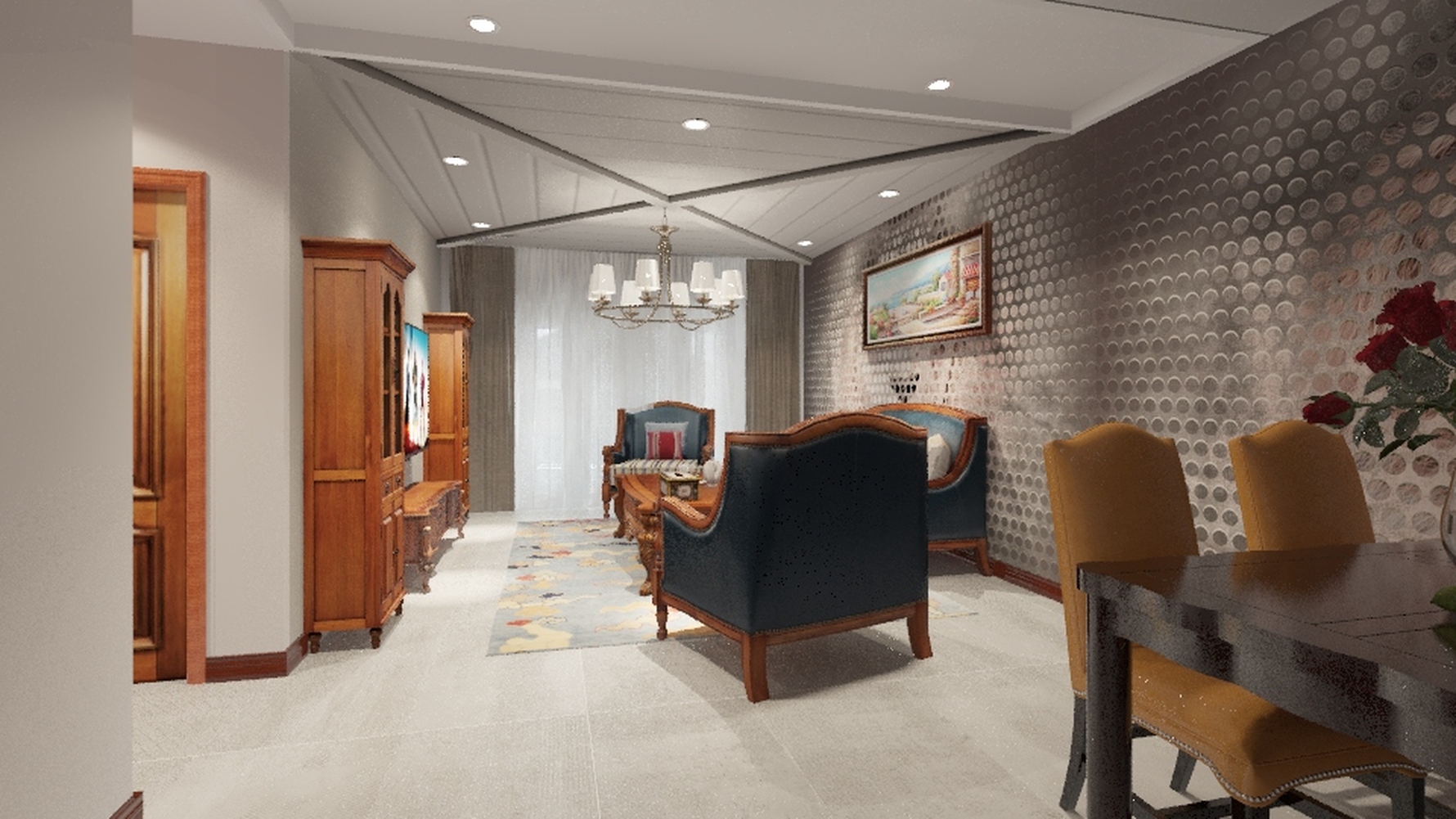 其它风格两室一厅装修设计效果图