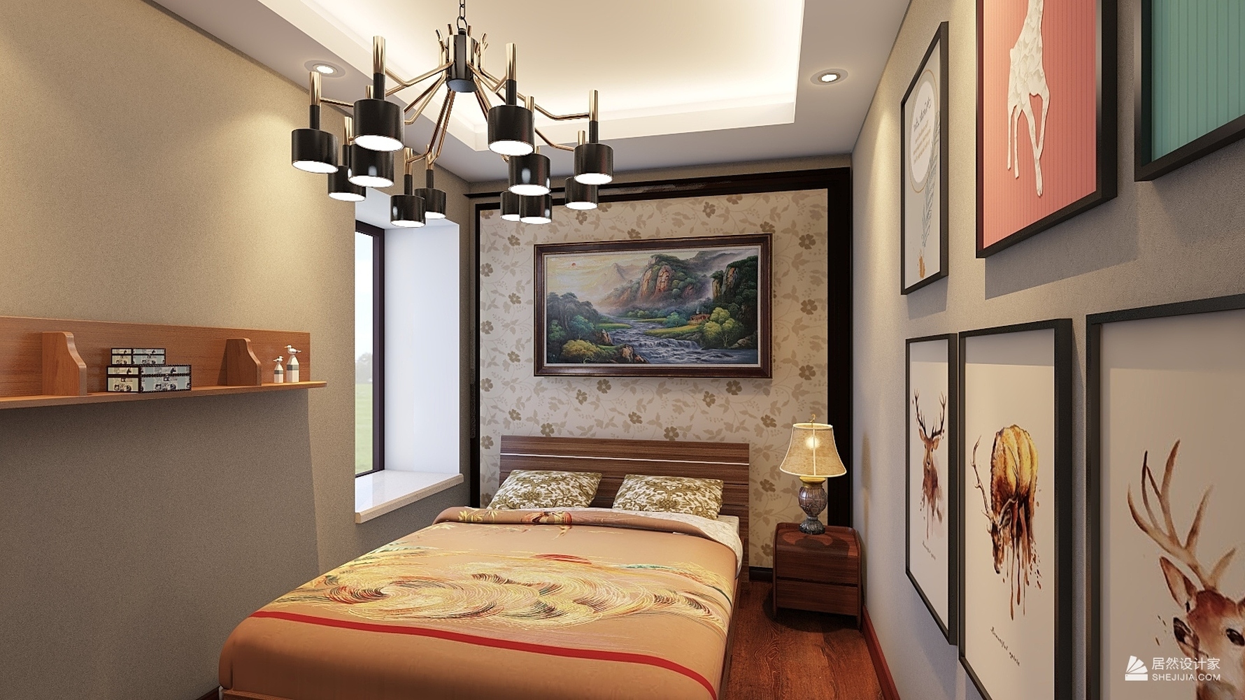 其它风格两室一厅装修设计效果图