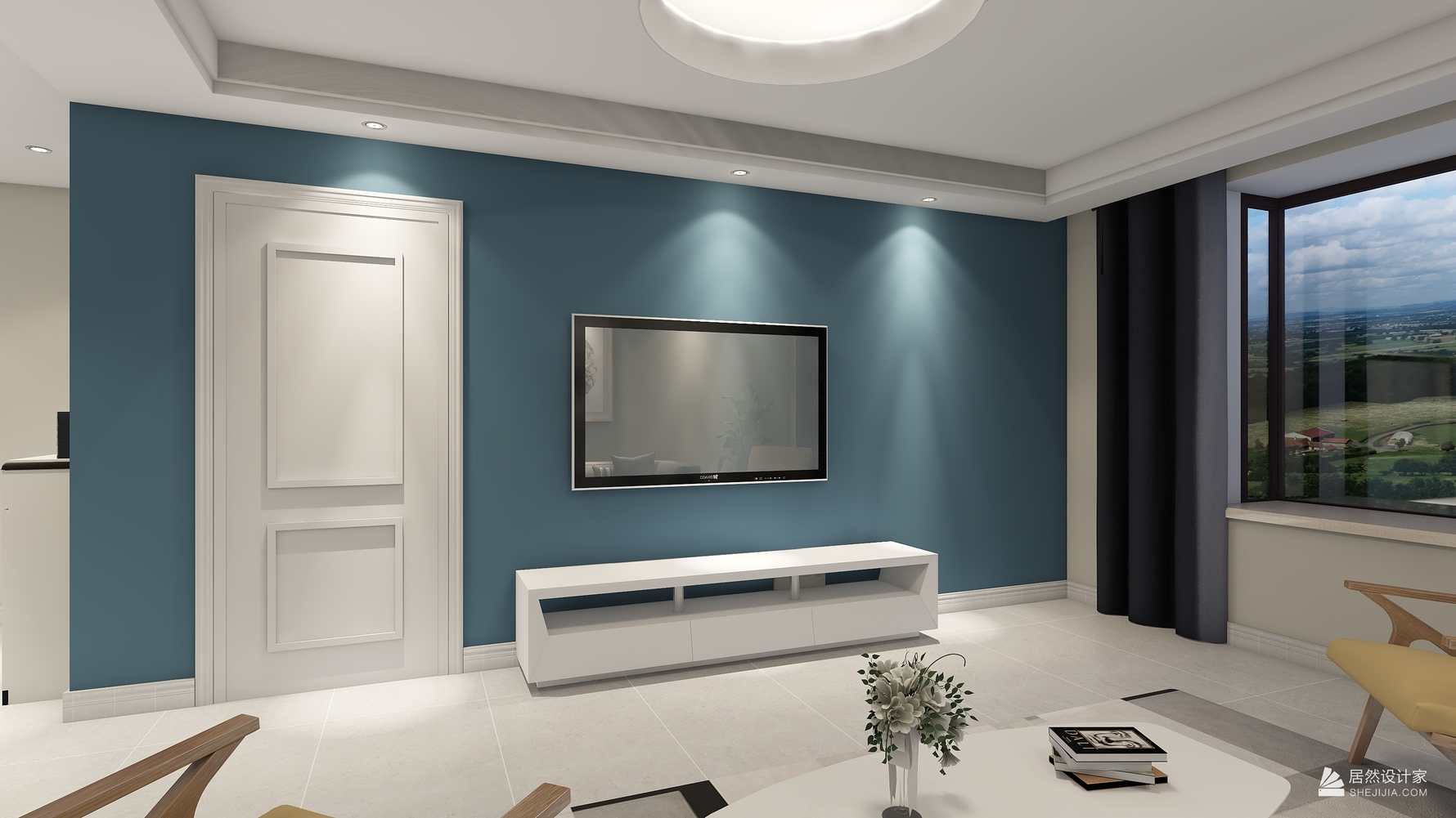 其它风格三室一厅装修设计效果图