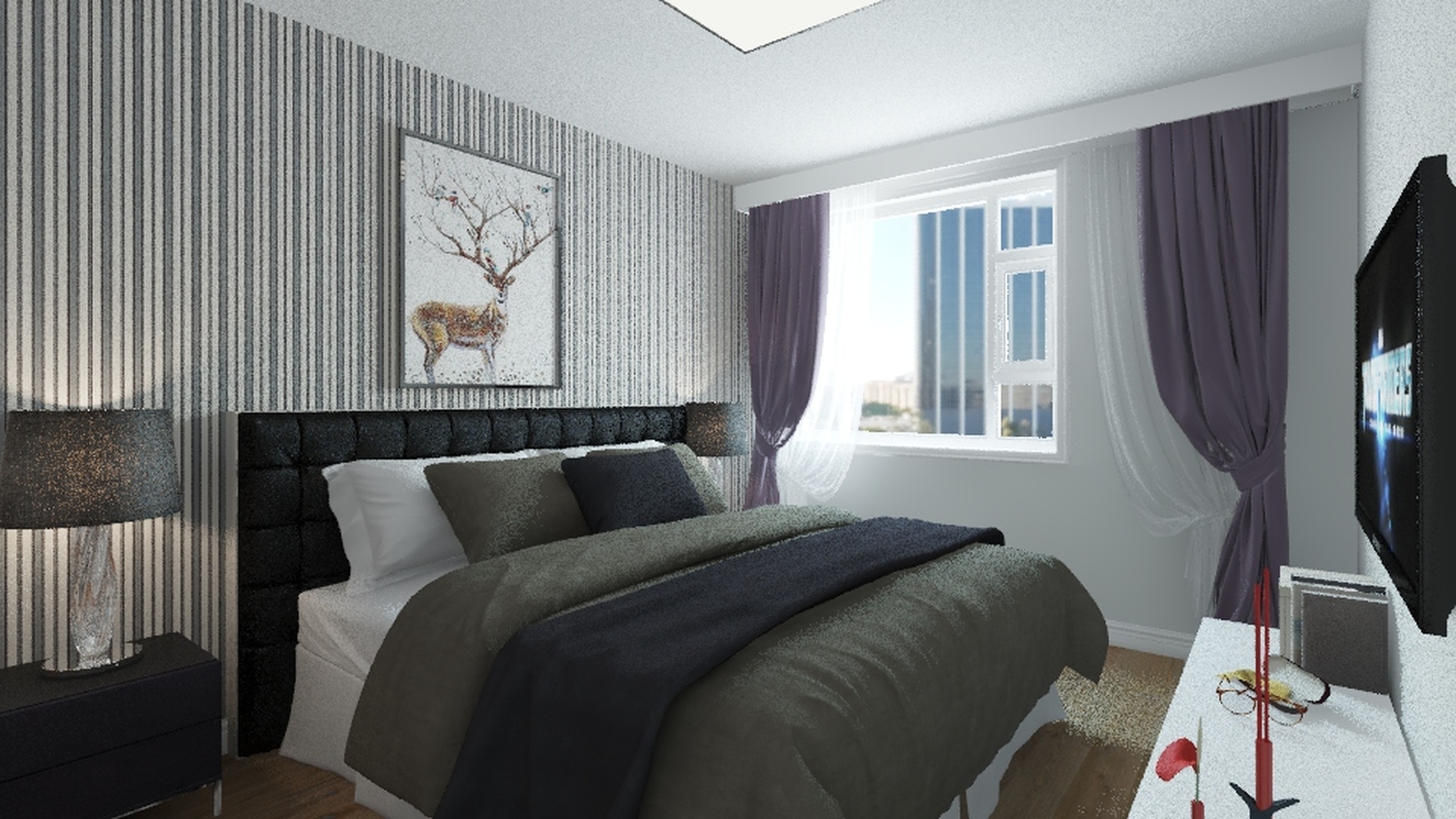 其它风格三室一厅装修设计效果图