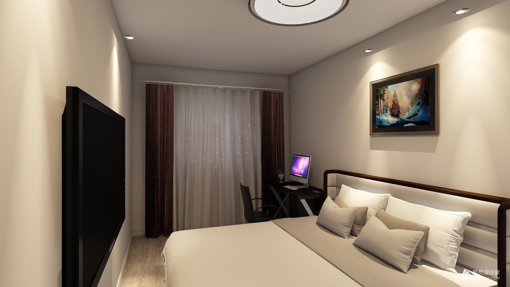 其它风格一室两厅装修设计效果图