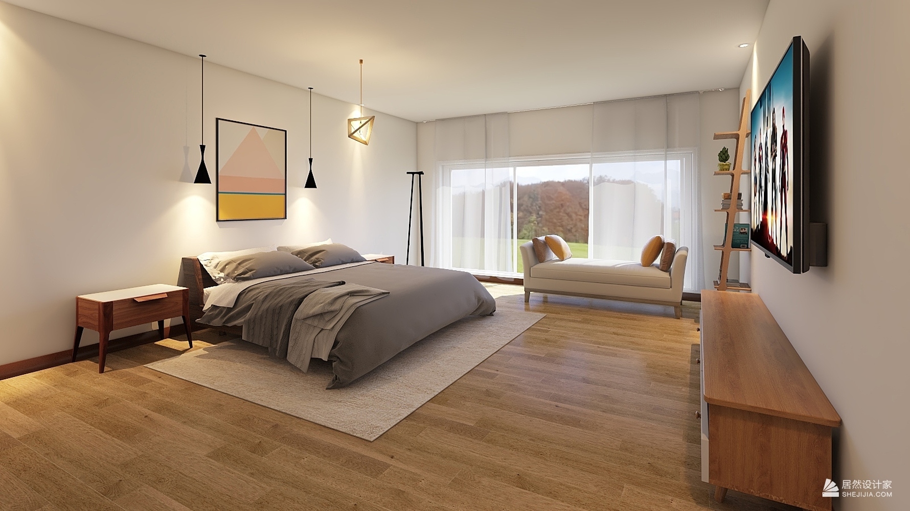 其它风格两室一厅装修设计效果图