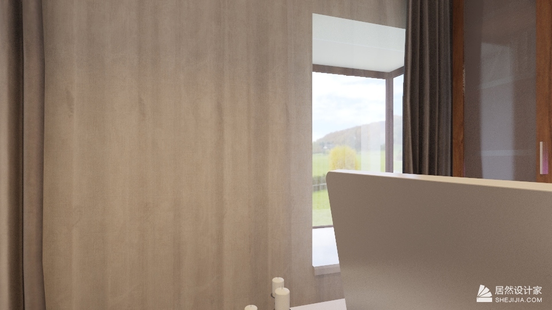 其它风格三室两厅装修设计效果图