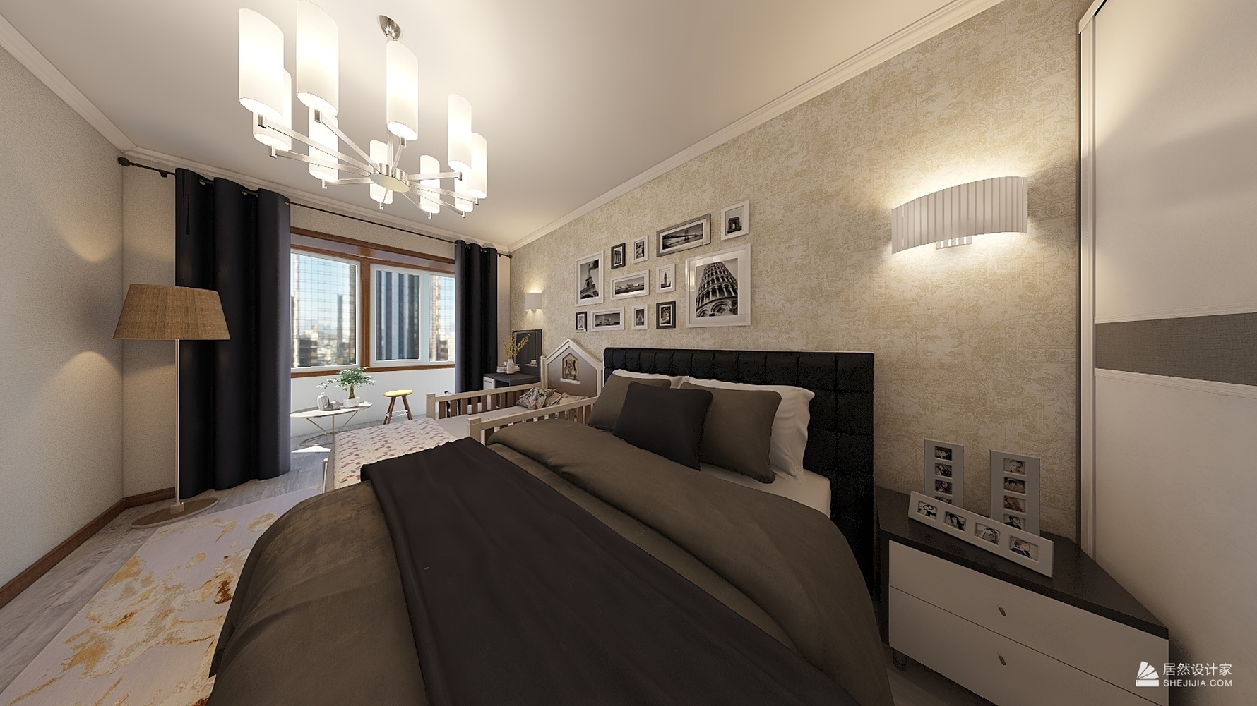 其它风格三室一厅装修设计效果图