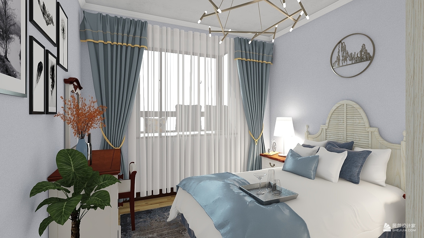 其它风格两室一厅装修设计效果图