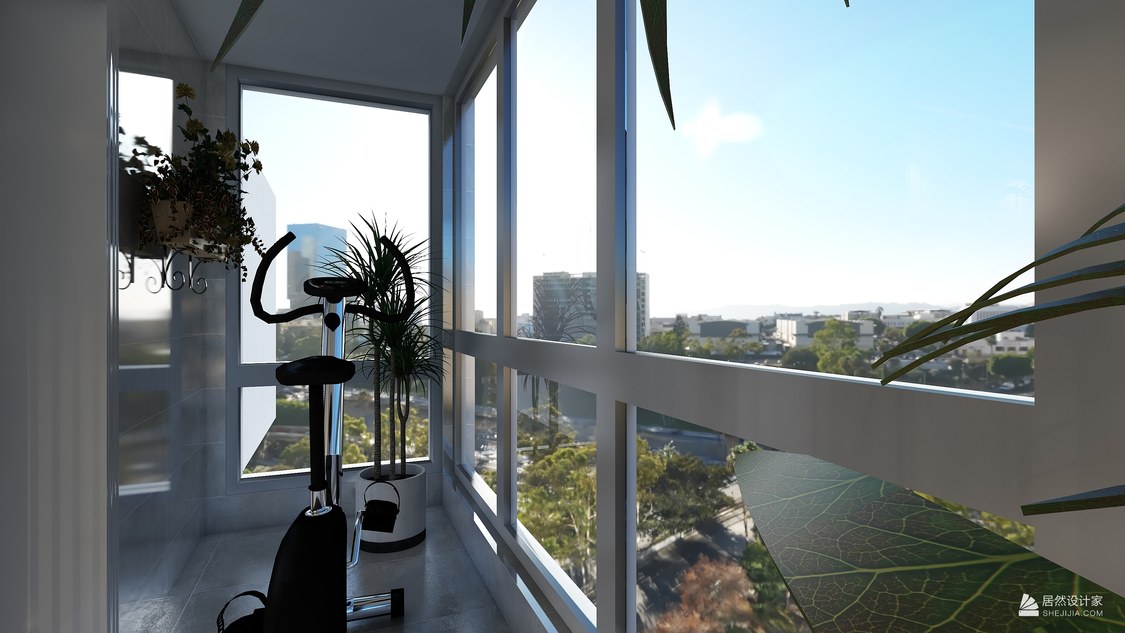 和平村小区B户型-2