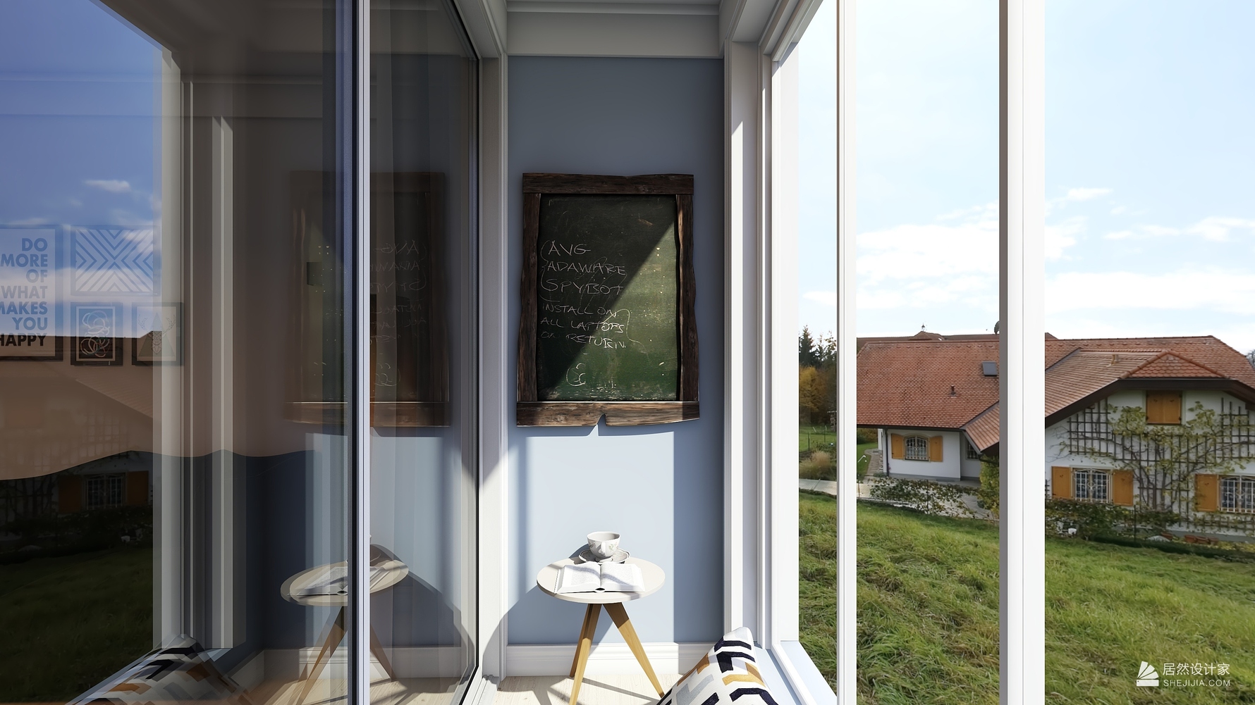 北欧风格一室一厅装修设计效果图