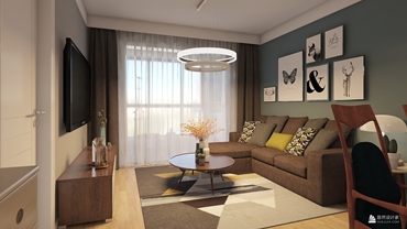 其它风格两室一厅装修设计效果图