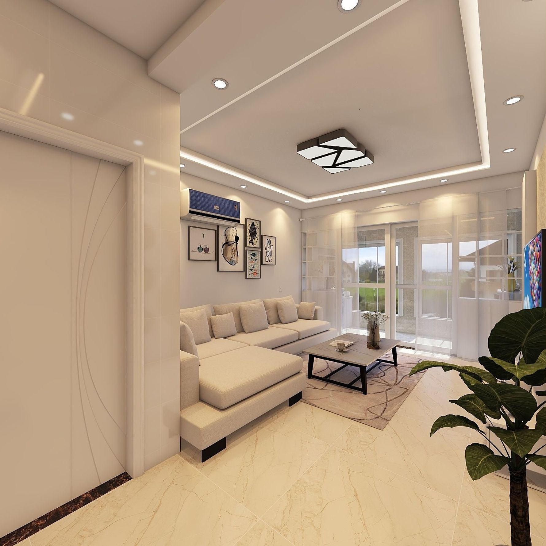 其它风格两室两厅装修设计效果图