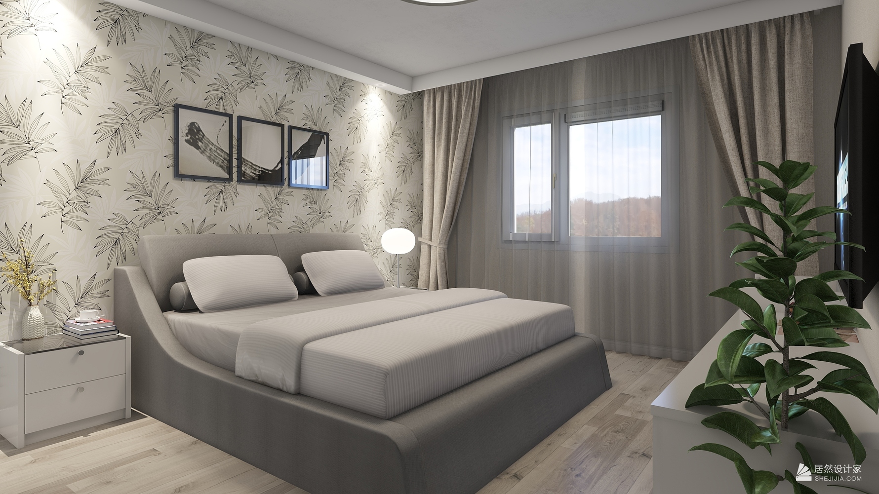 其它风格两室一厅装修设计效果图