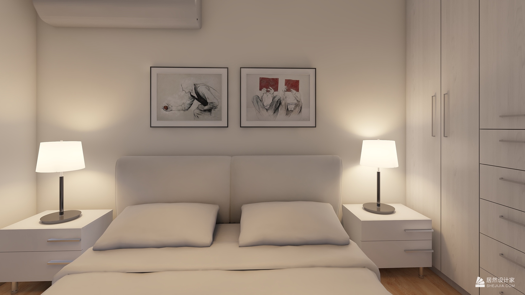 其它风格三室两厅装修设计效果图