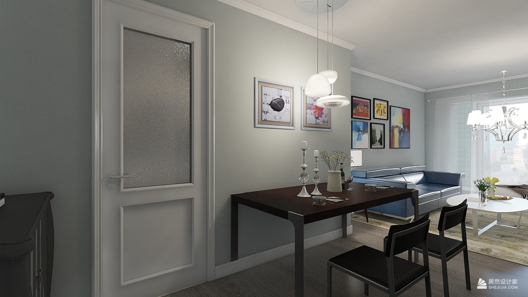 其它风格两室两厅装修设计效果图