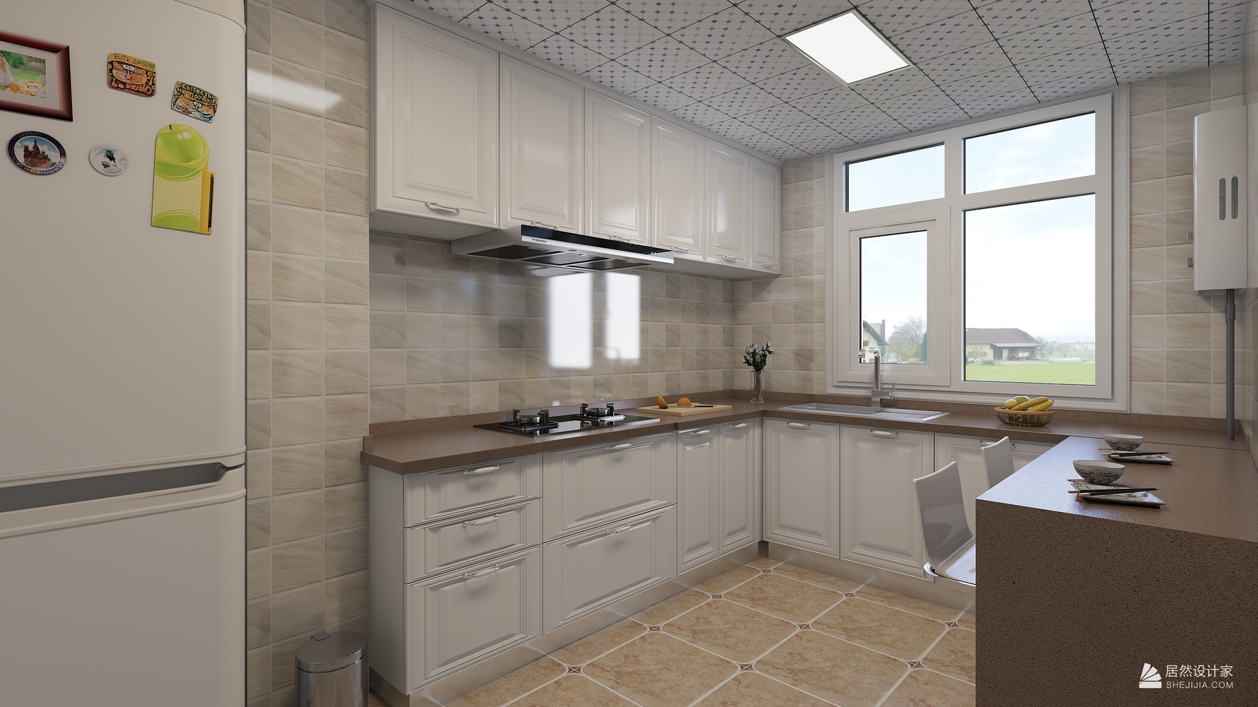 其它风格三室两厅装修设计效果图