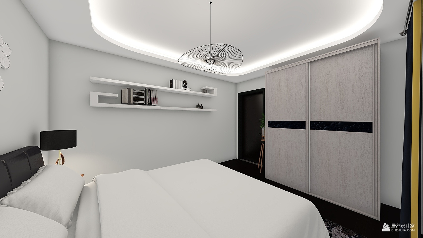 北欧风格两室两厅装修设计效果图