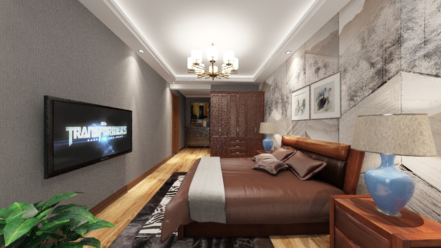 其它风格两室两厅装修设计效果图