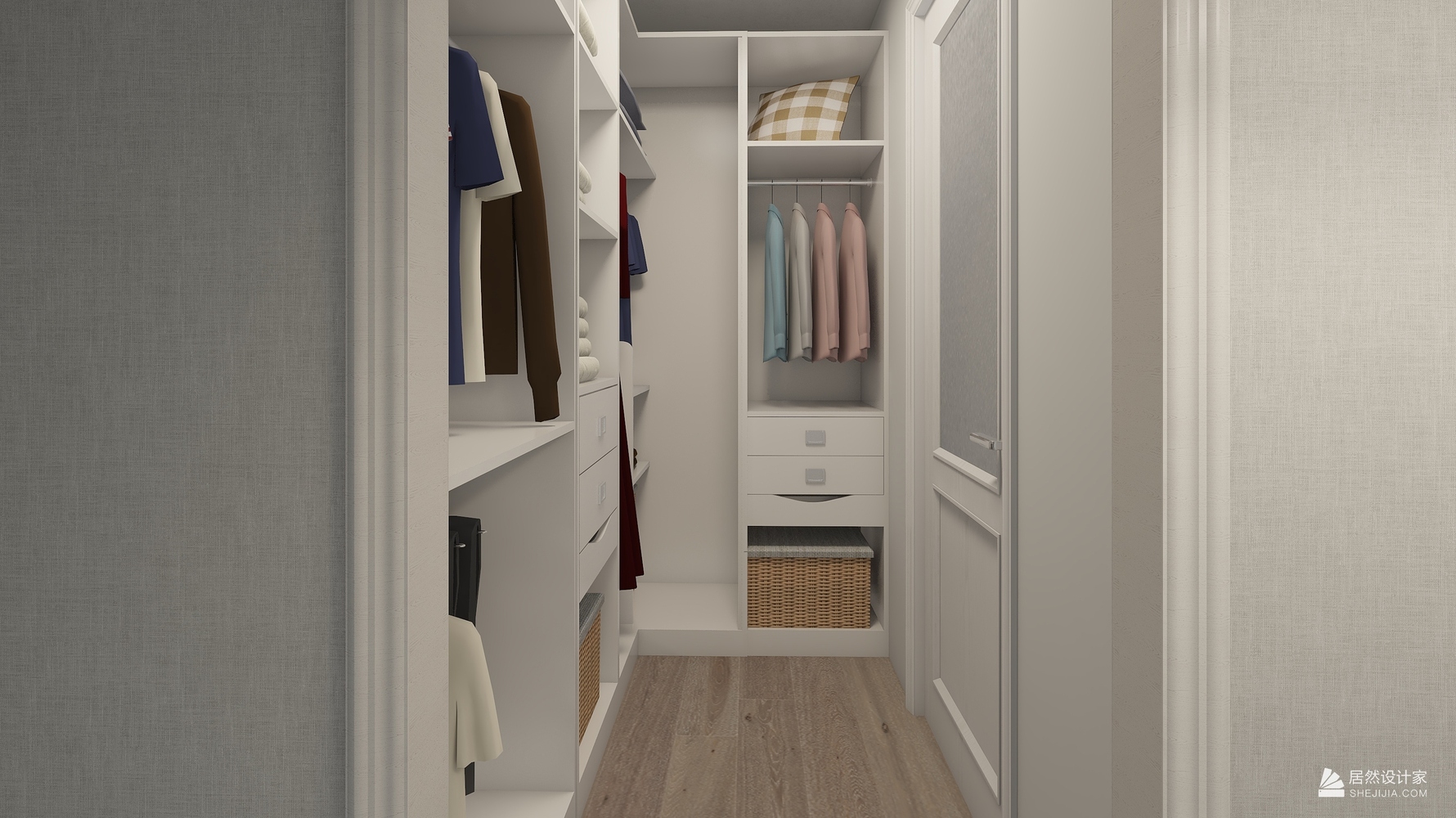 混搭风格衣帽间装修设计效果图