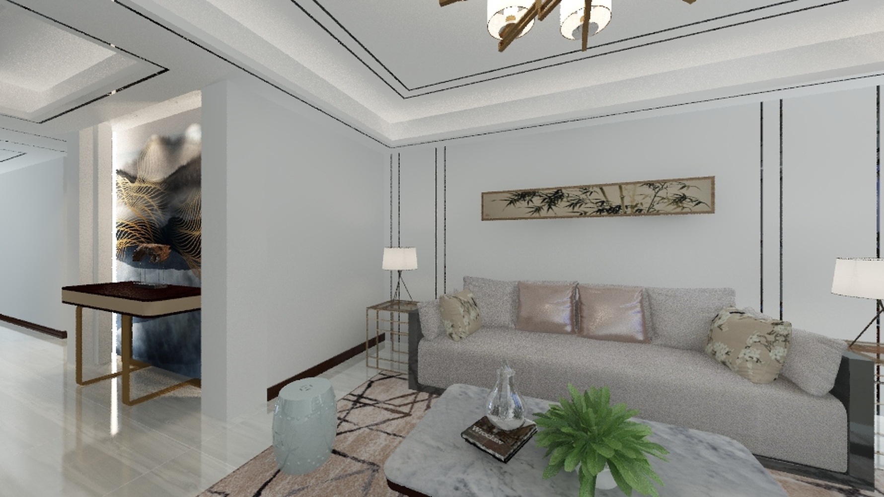 其它风格四室三厅装修设计效果图