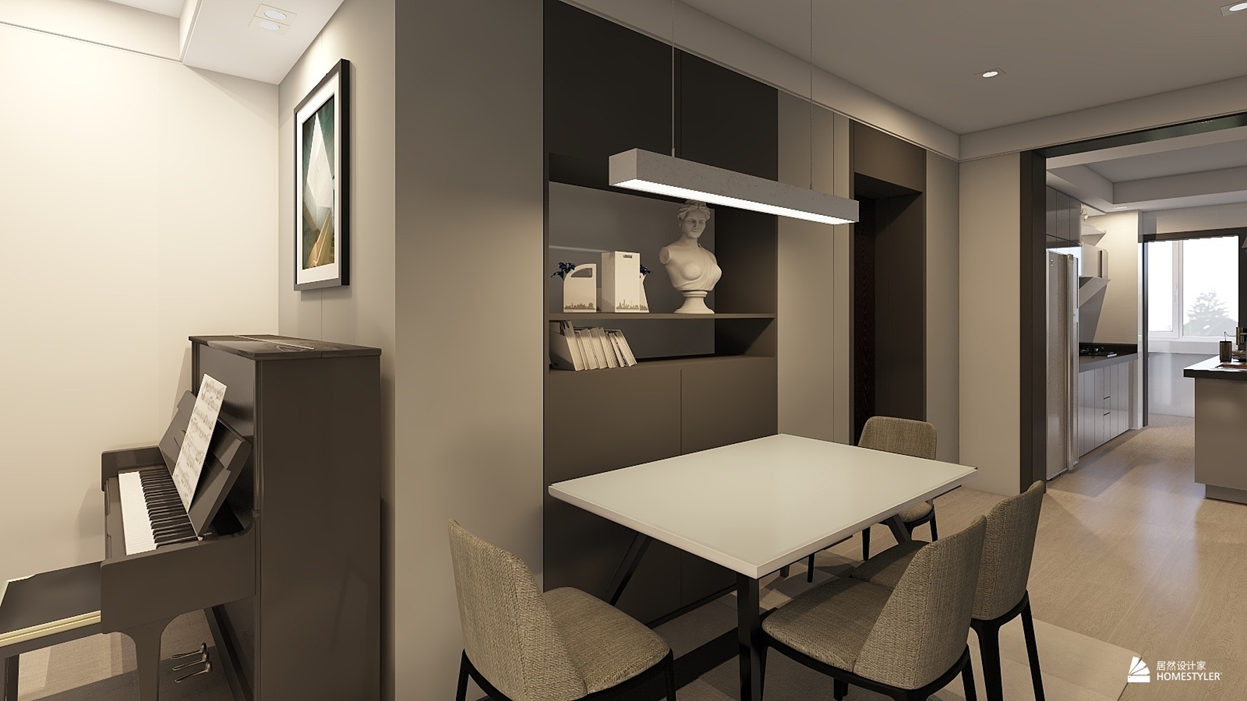 其它风格两室一厅装修设计效果图