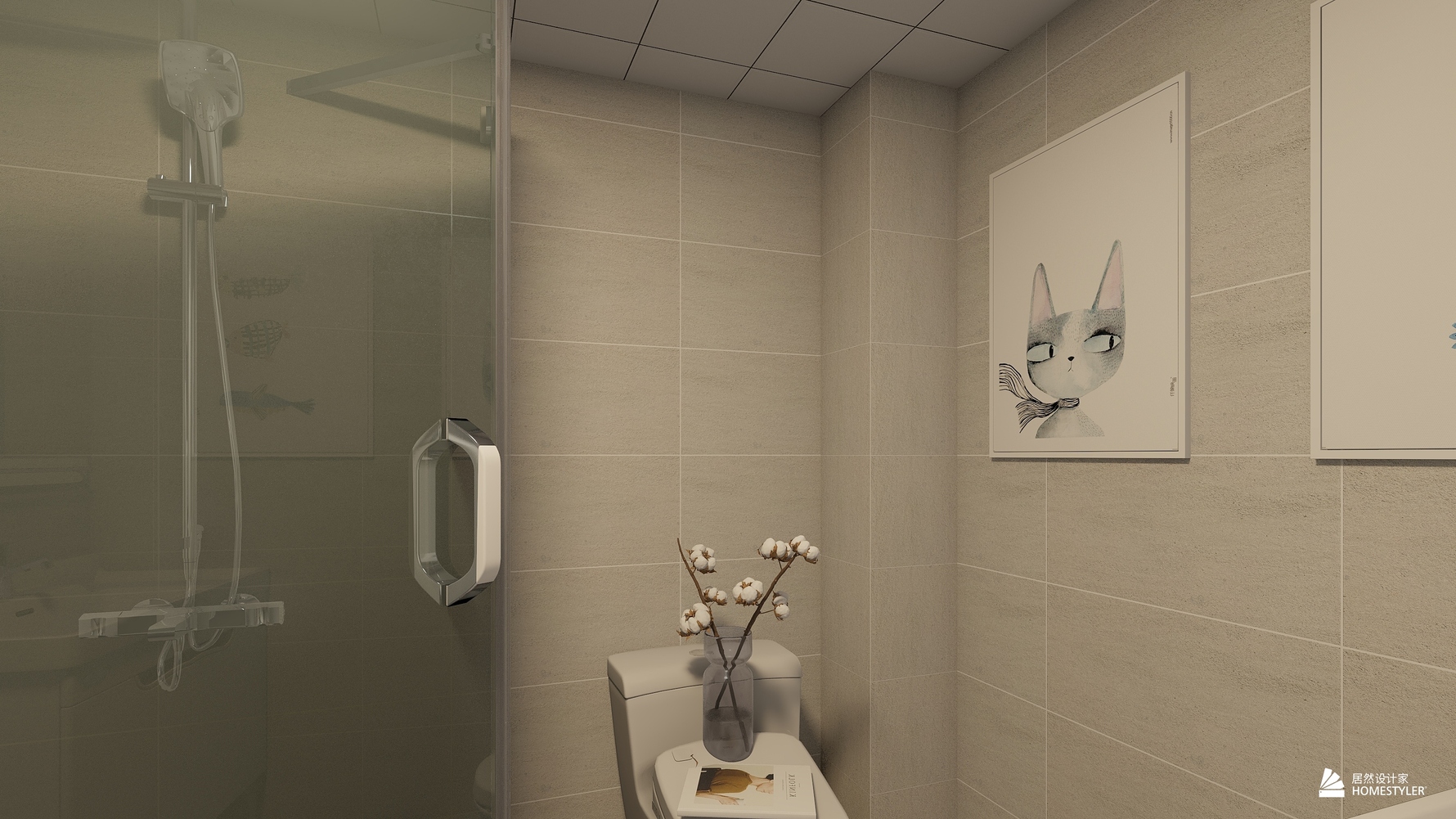 其它风格三室一厅装修设计效果图