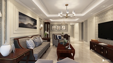 其它风格三室两厅装修设计效果图