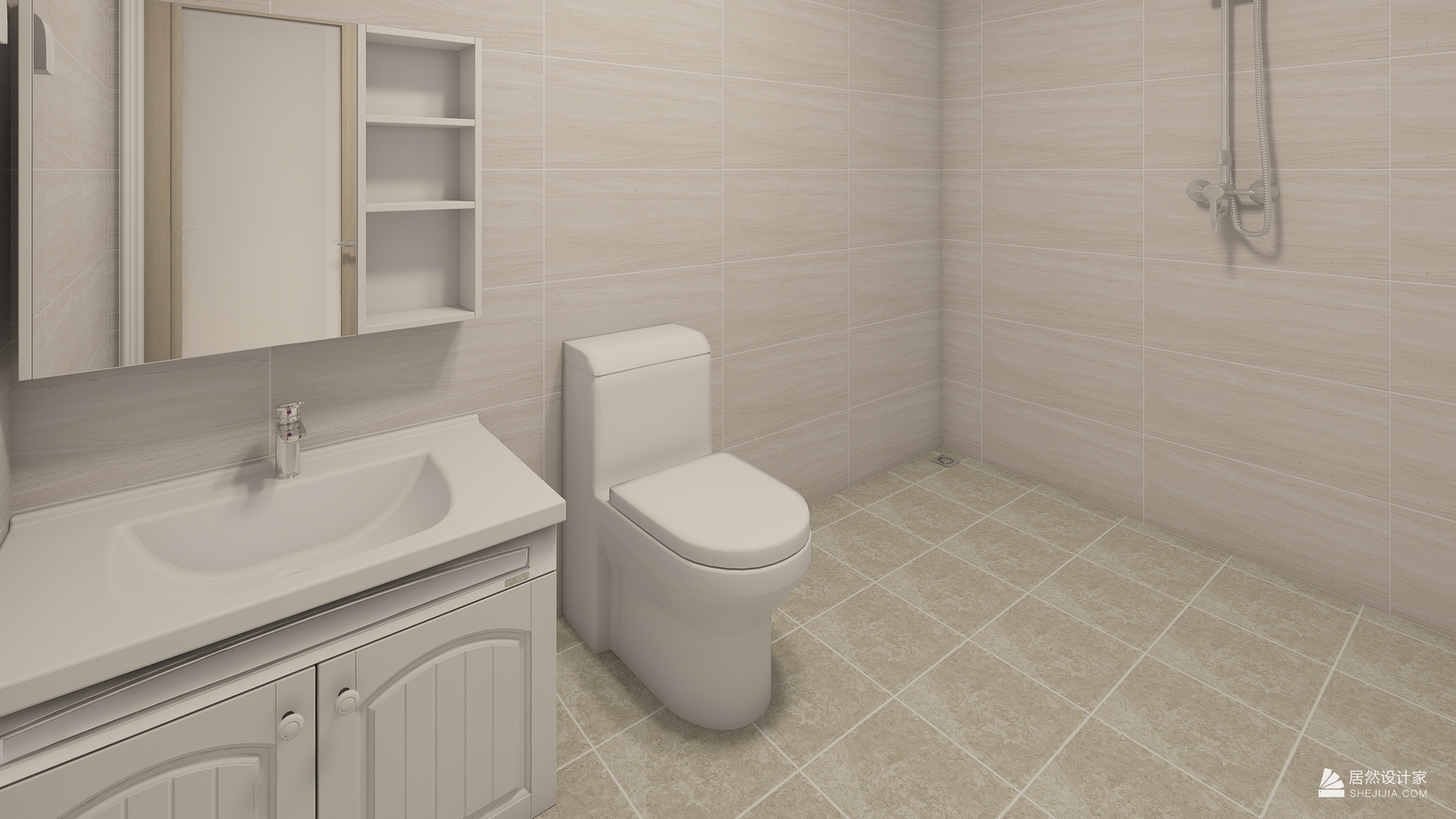 北欧风格三室一厅装修设计效果图