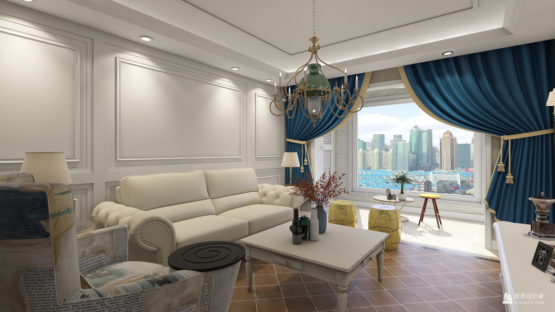 其它风格两室一厅装修设计效果图