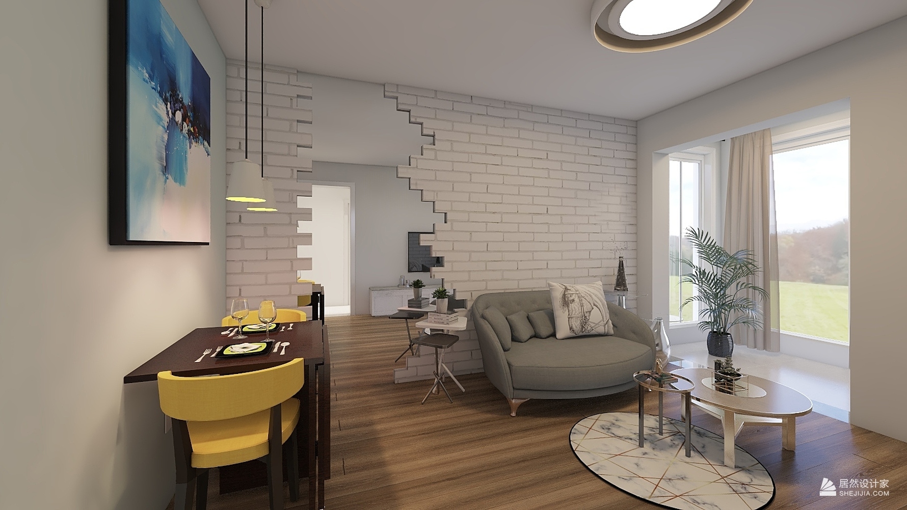 其它风格一室一厅装修设计效果图