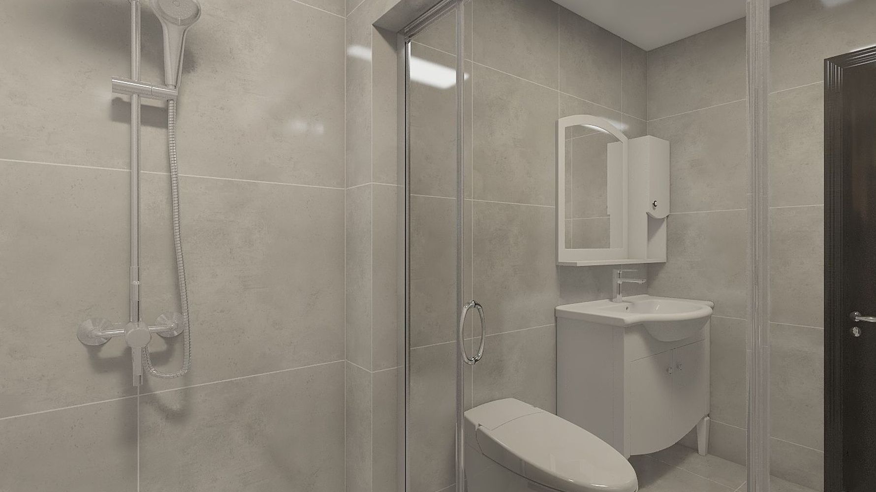 现代风格卫生间装修设计效果图