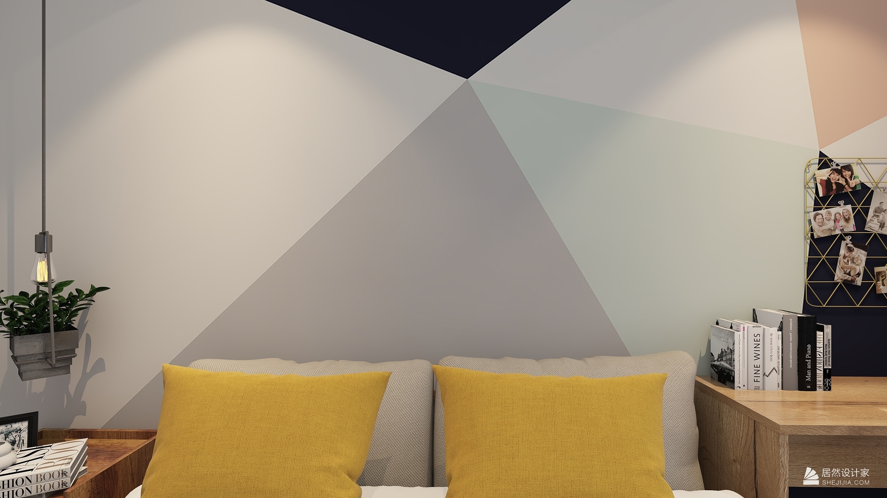 北欧风格三室两厅装修设计效果图