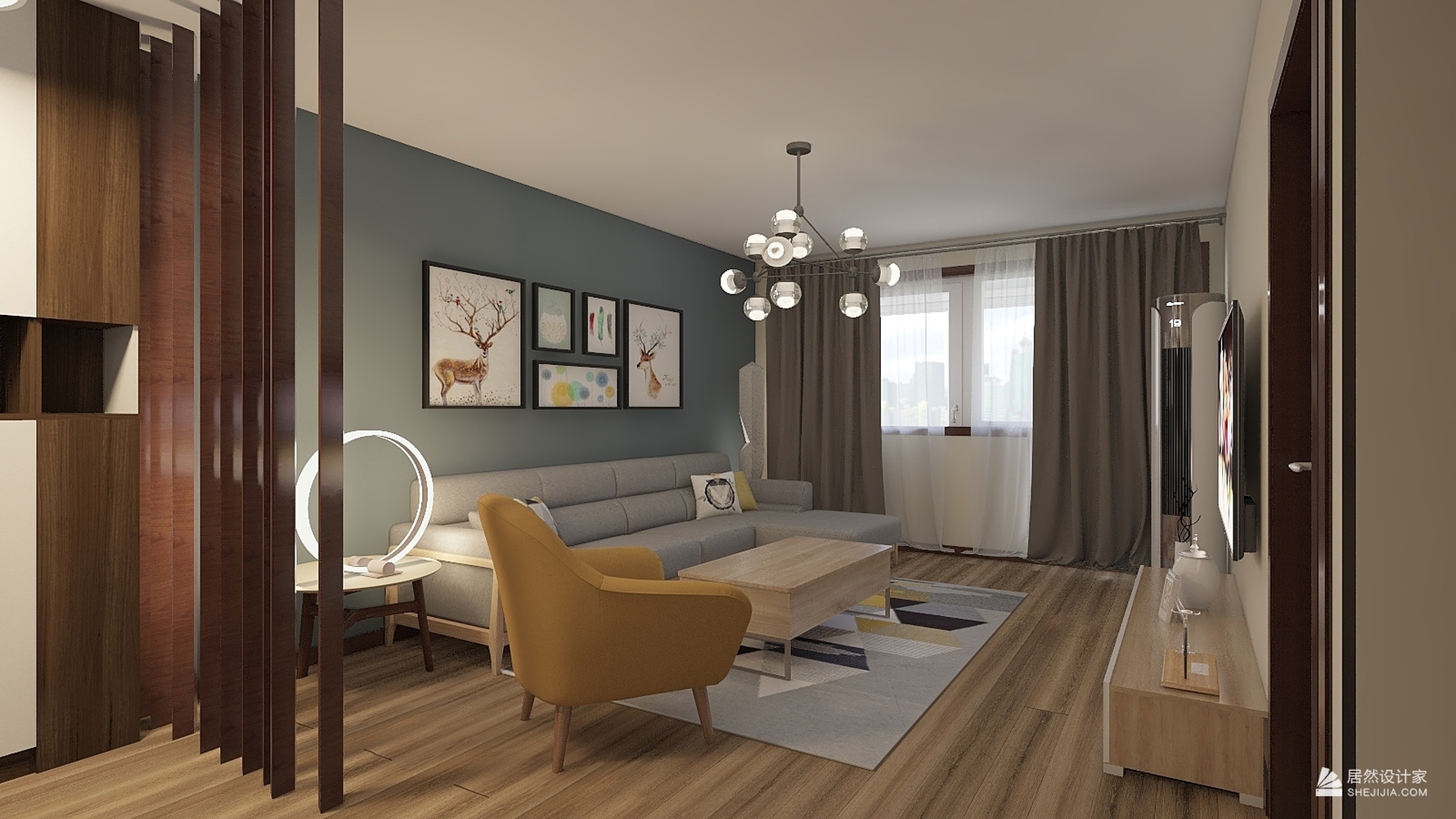 其它风格两室undefined装修设计效果图