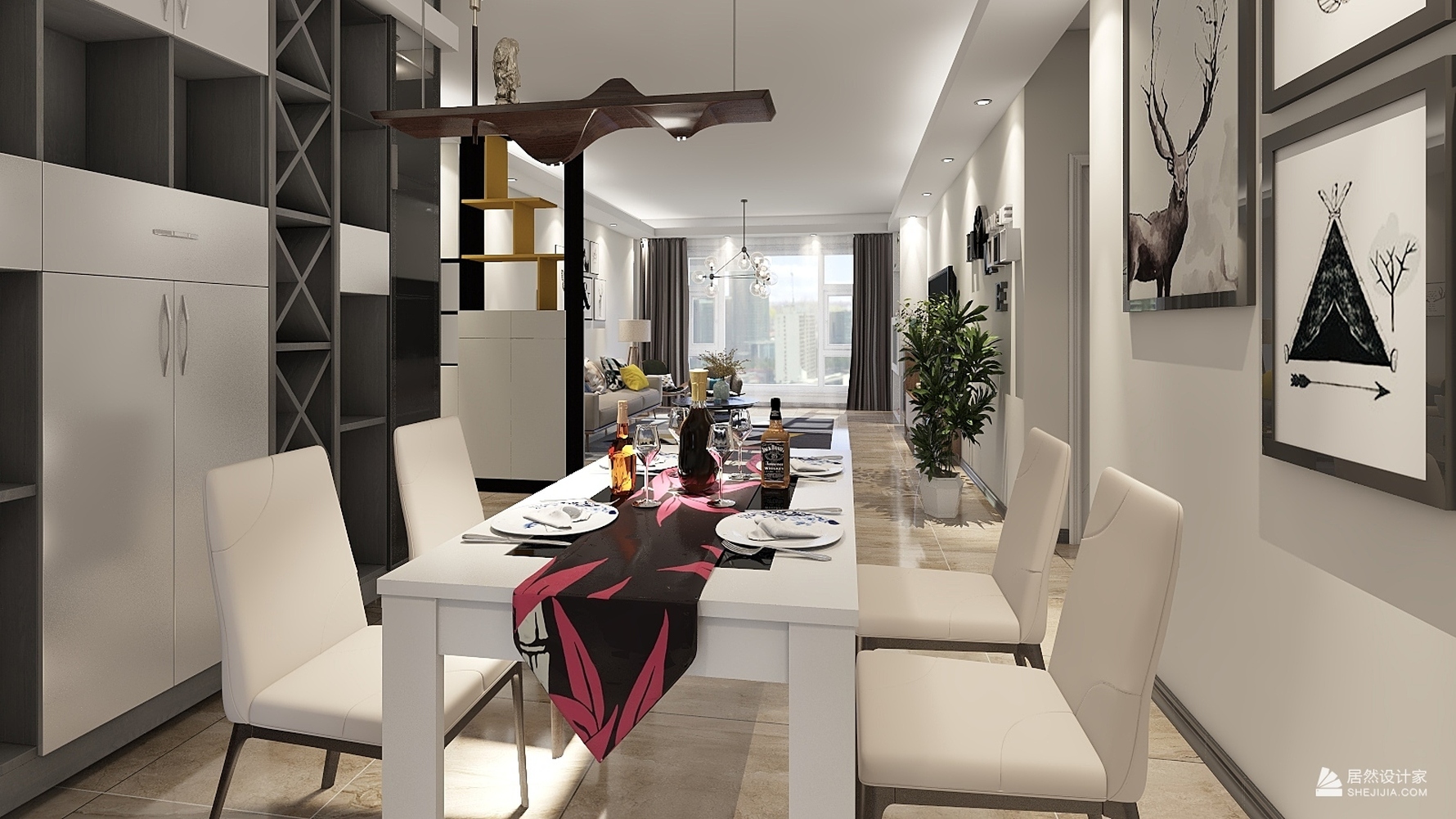 其它风格四室两厅装修设计效果图