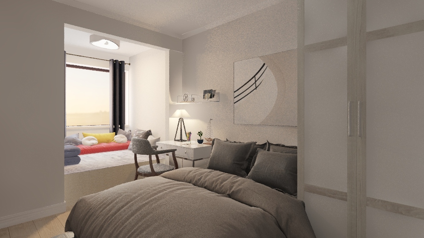 其它风格两室两厅装修设计效果图