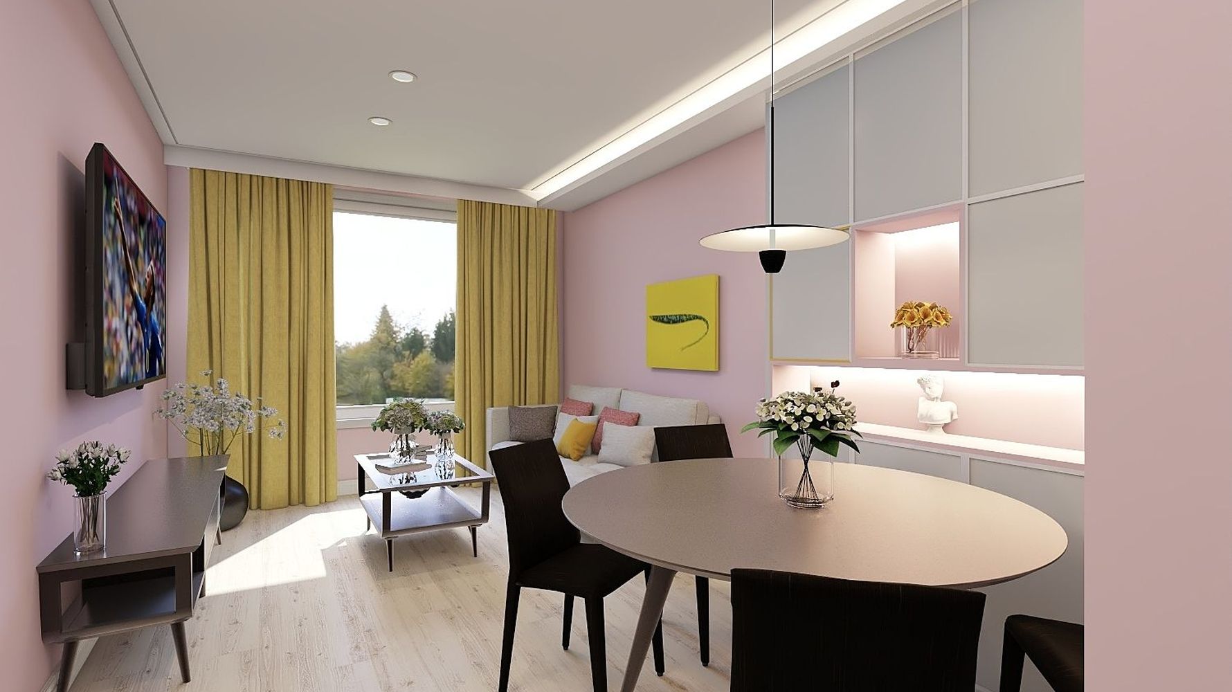 《温馨柔美的家》