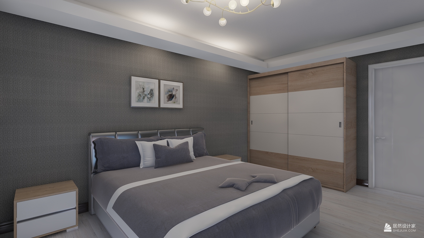 其它风格三室两厅装修设计效果图