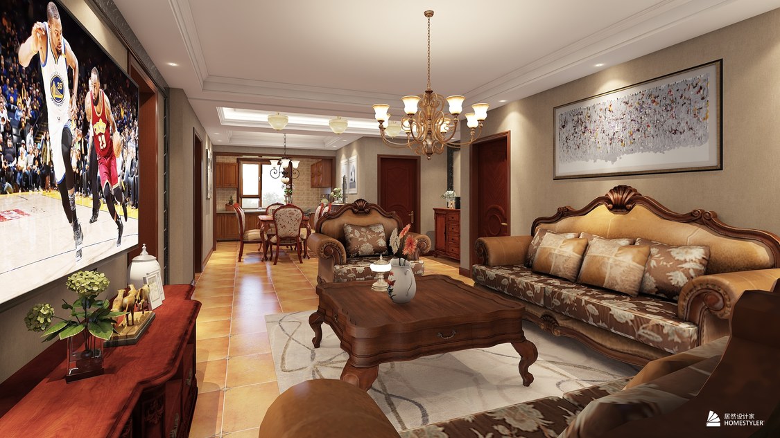 天成熙园王女士雅居设计