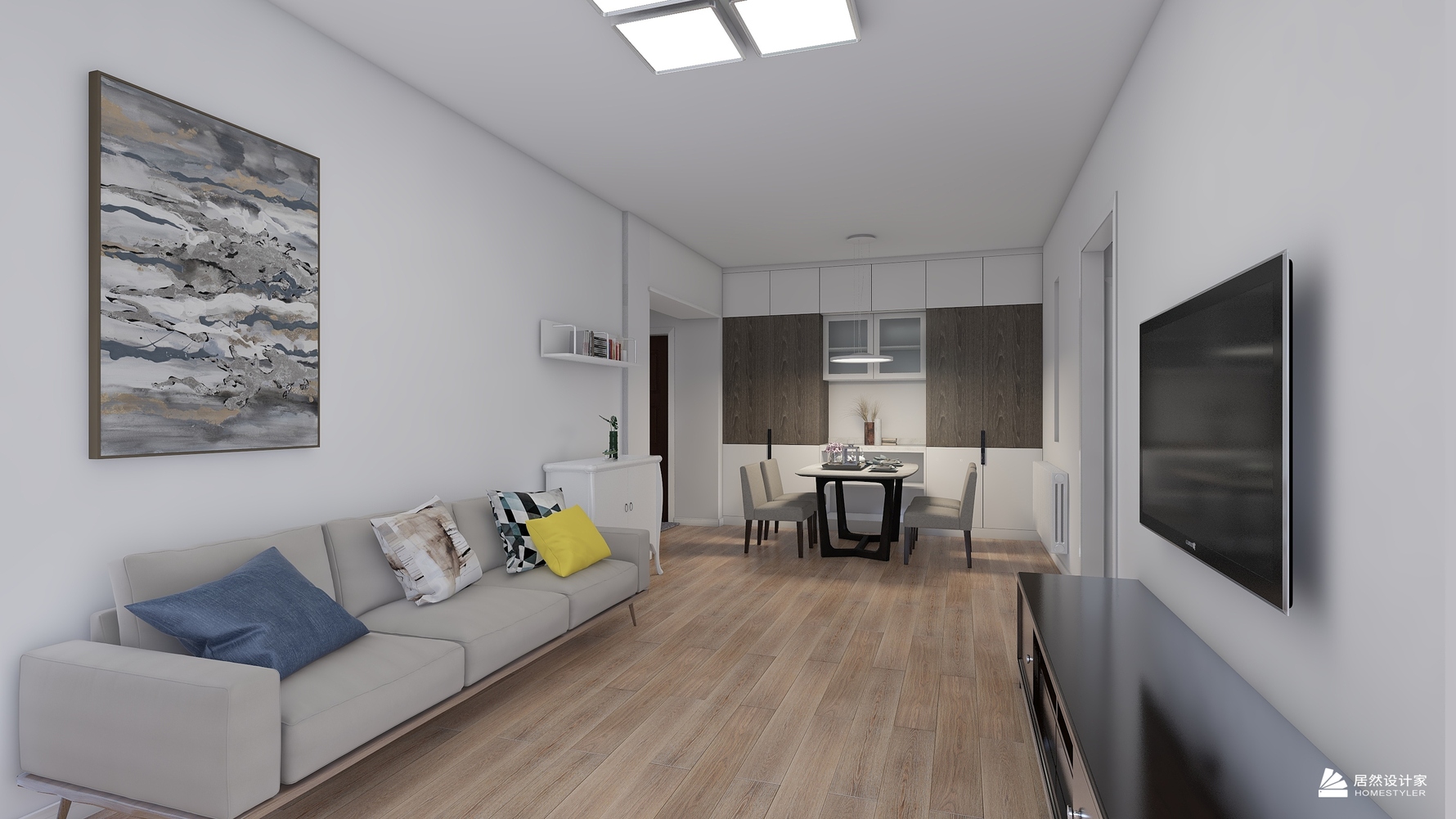 其它风格两室两厅装修设计效果图