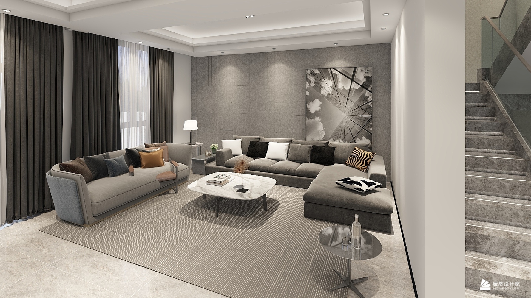 其它风格五室三厅装修设计效果图