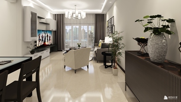 其它风格三室两厅装修设计效果图