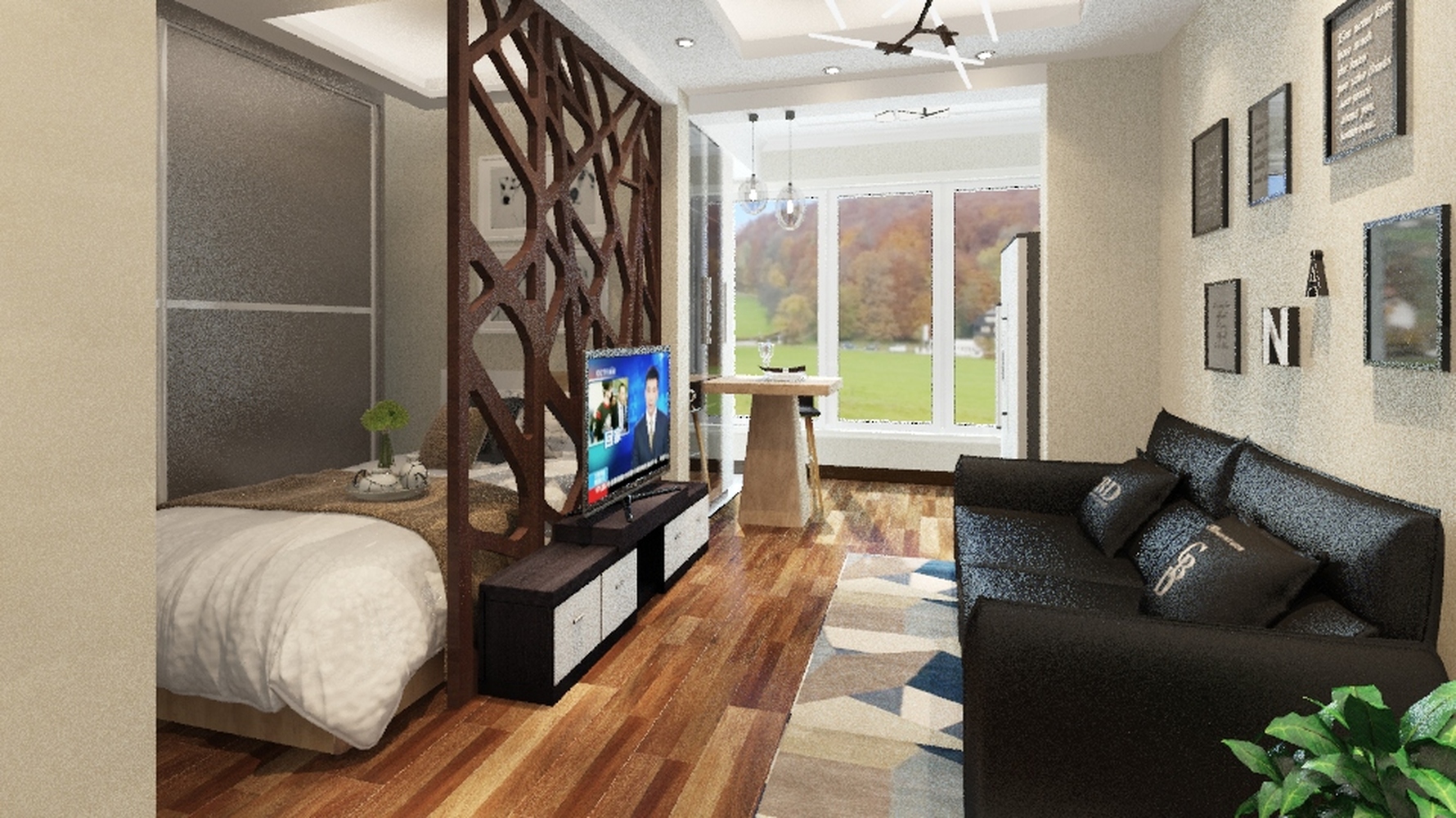 其它风格一室一厅装修设计效果图