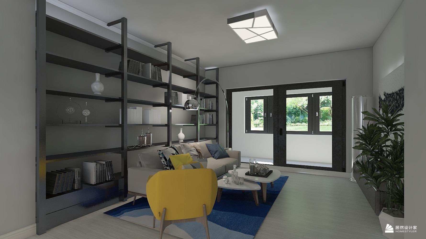 其它风格三室两厅装修设计效果图