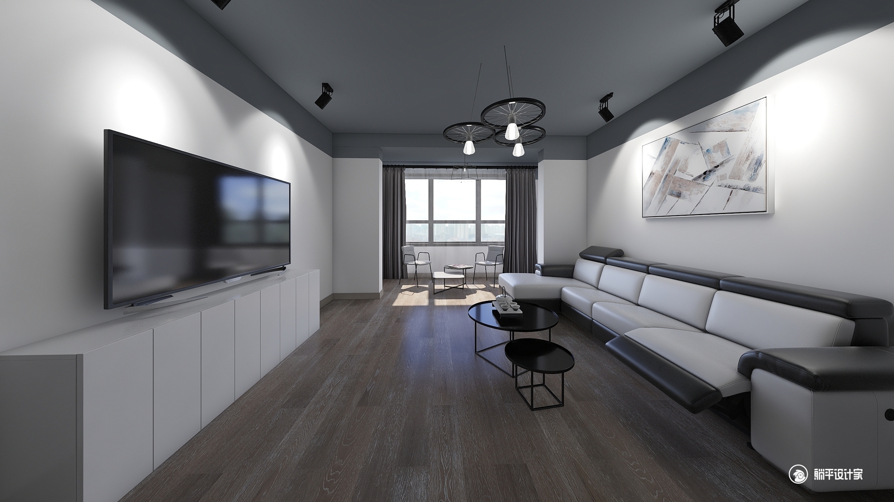 其它风格三室两厅装修设计效果图