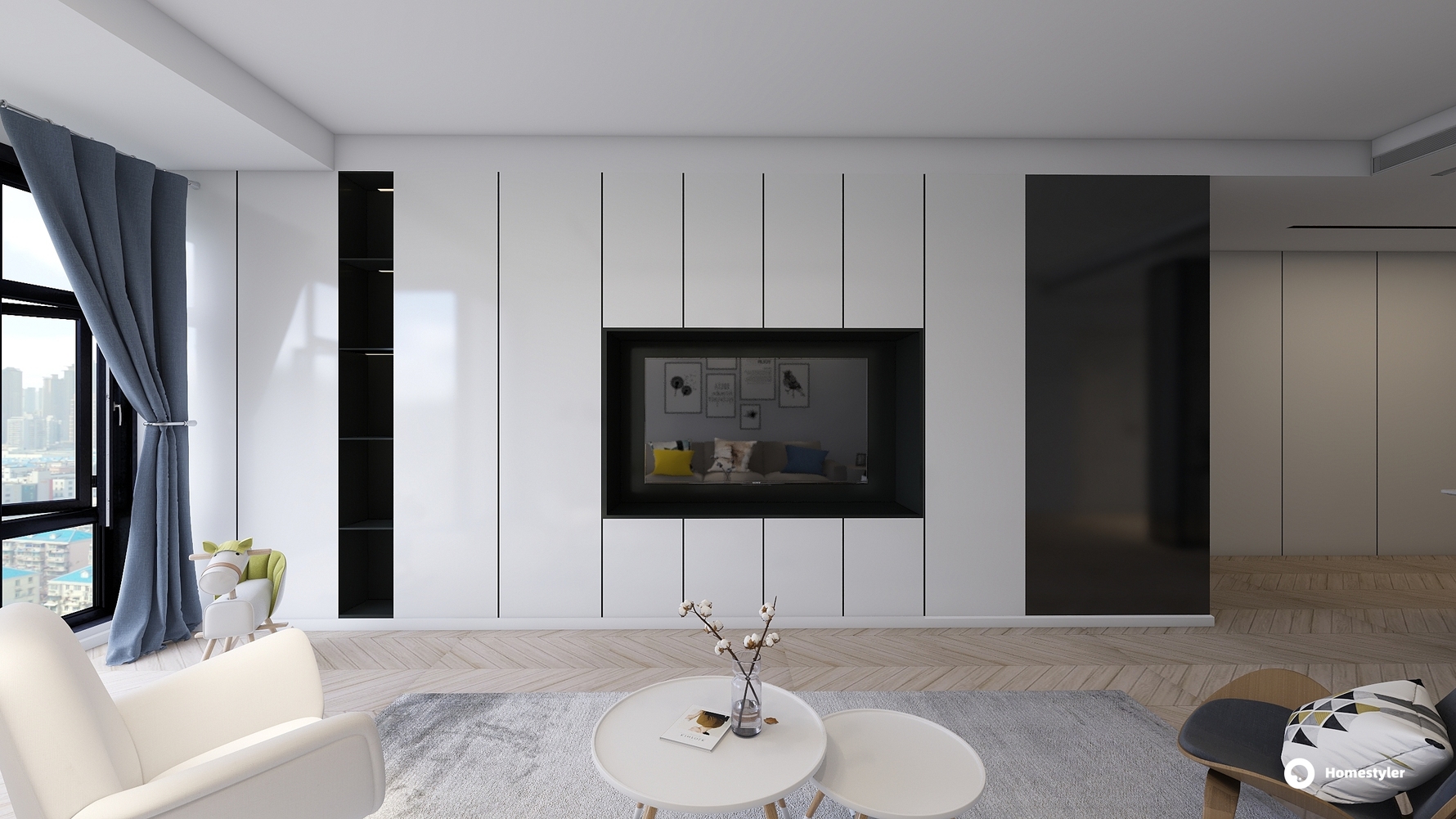 其它风格两室两厅装修设计效果图