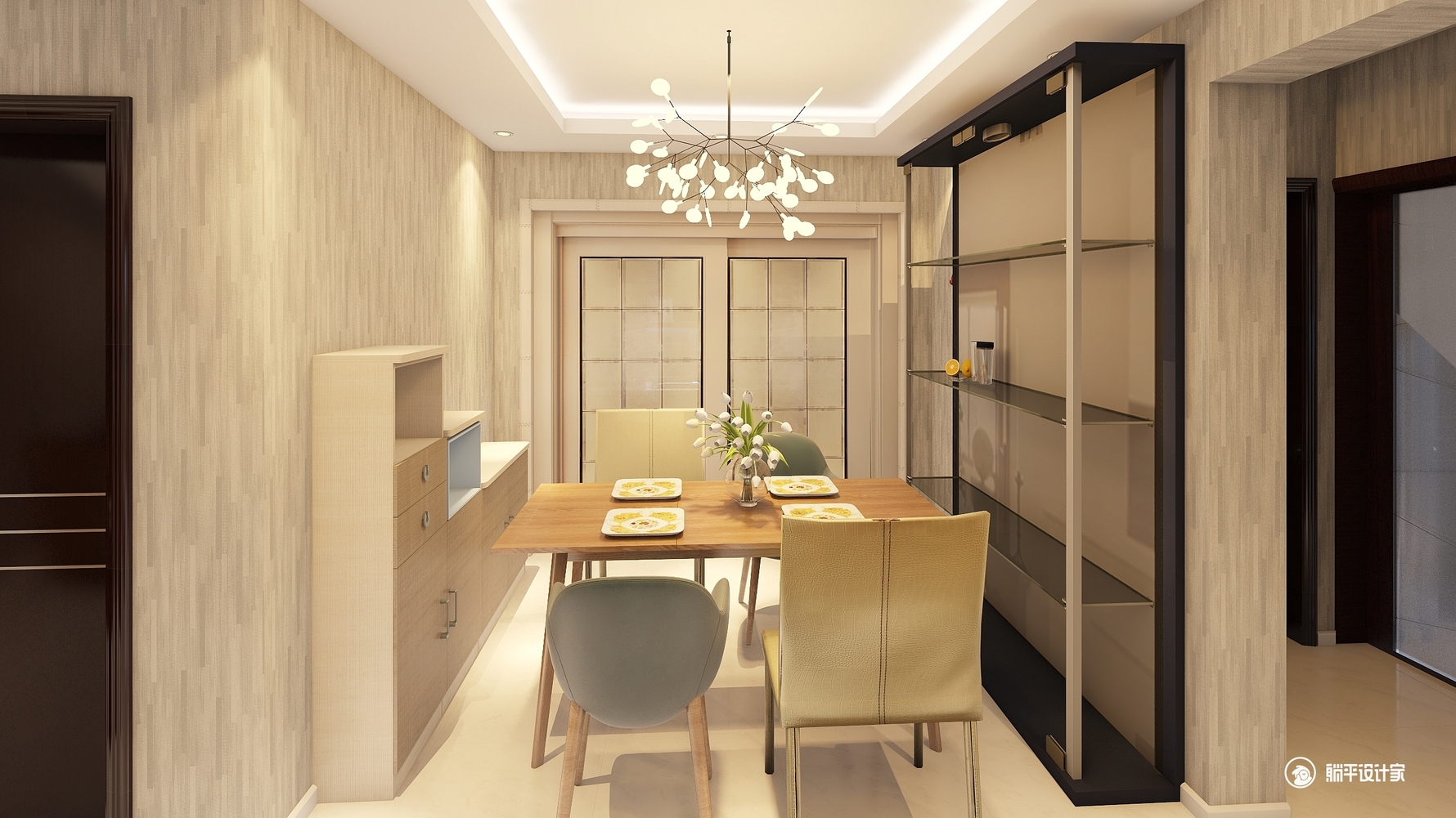 其它风格三室一厅装修设计效果图