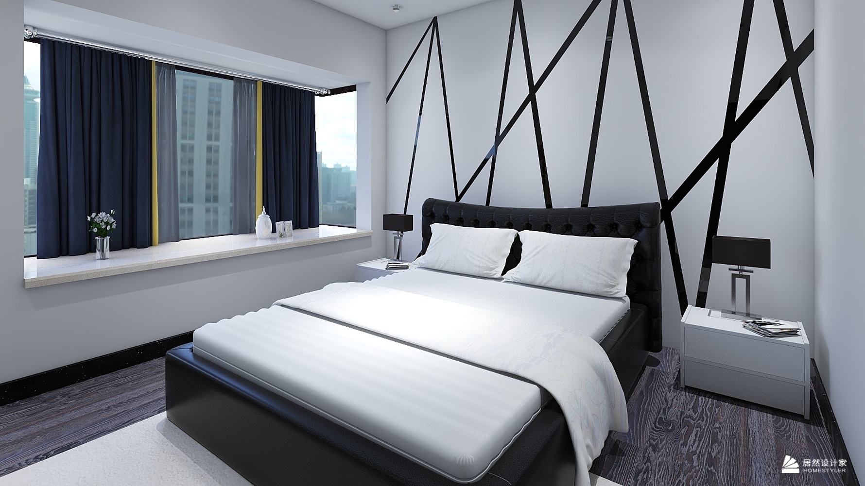 其它风格三室两厅装修设计效果图