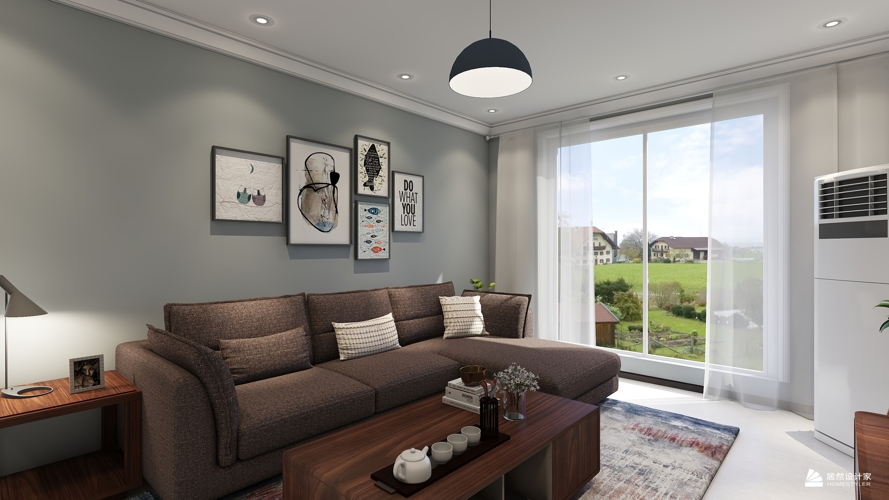 其它风格两室一厅装修设计效果图