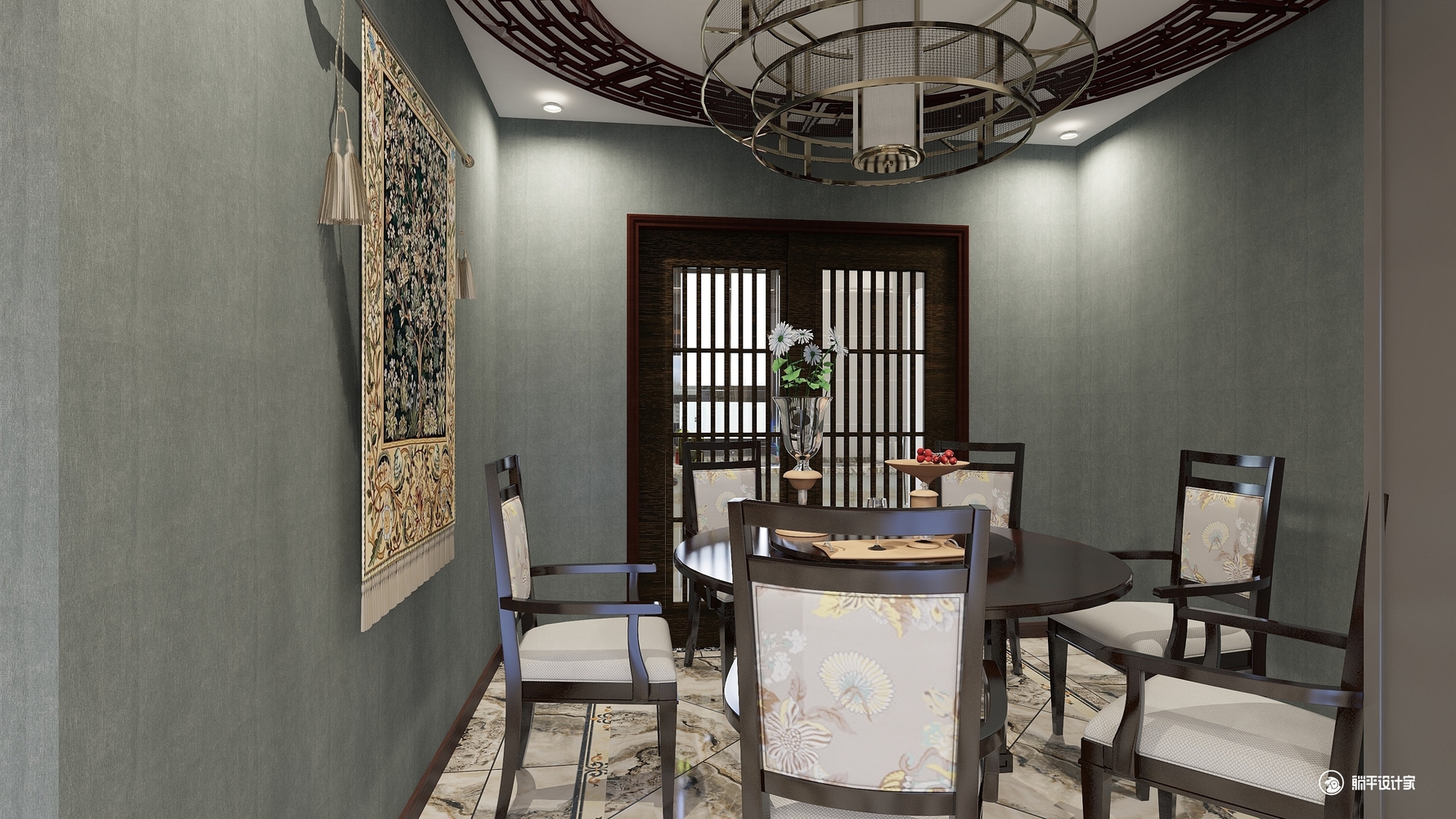 其它风格三室两厅装修设计效果图