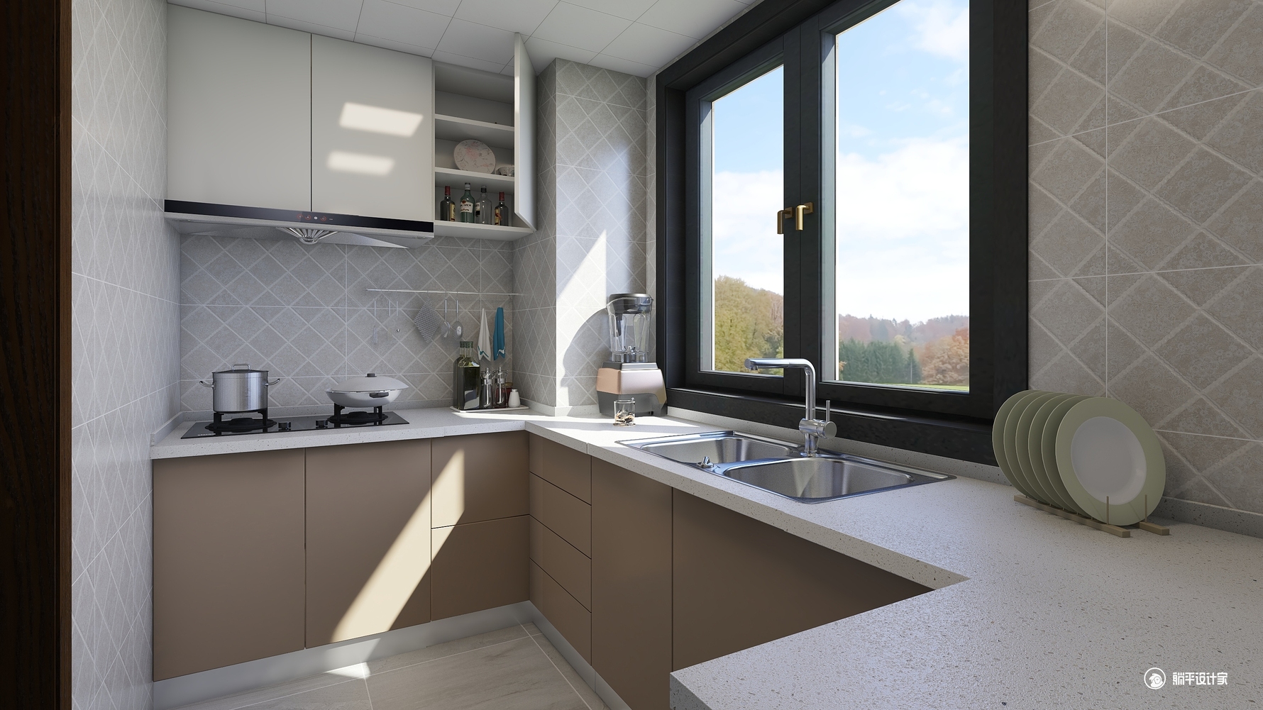 其它风格三室两厅装修设计效果图